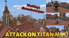 HOW TO DOWNLOAD ATTACK ON TITAN MOD/ADDON MINECRAFT PE [MOBILE]