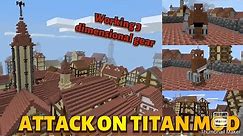 HOW TO DOWNLOAD ATTACK ON TITAN MOD/ADDON MINECRAFT PE [MOBILE]