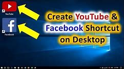 How to Create Facebook Shortcut on Desktop