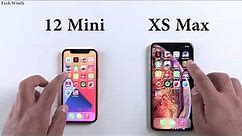 iPhone 12 Mini vs XS Max : Speed Test + Ram Management