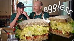 Easy Eggless Tofu Salad Sandwich perfect for Kids and Teens | Plant-Based Vegan
