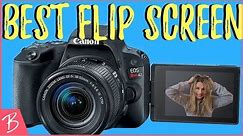Best Budget Flip Screen Camera - Canon EOS Rebel Sl2