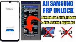 Samsung FRP bypass 2023 Without Pc | Samsung A12/A03/A04/A04e/A03s Clear Data Not supported Solution