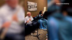 Lizzo plays the flute with her music idol Sir James Galway