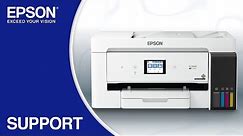 Epson EcoTank ET-15000 | Wireless Setup Using the Control Panel
