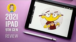 Drawing on the 2021 iPad 9th Gen Review