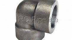 [Hot Item] ASTM A105 NPT Thread/Threaded 2000# 3000# Steel Forged Thread Pipe Fittings/90 Degree Elbows