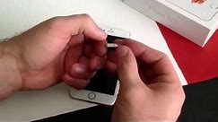 iPhone 6S - How to insert / eject sim card
