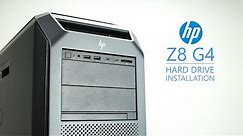 HP Z8 G4 Hard Drive Installation