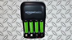 Rechargeable Battery Charger - AA & AAA Batteries - Amazon Basics