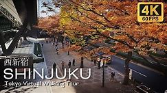 Shinjuku Tokyo, walking tour 4k japan