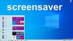 How To Find Windows 10 Screen Saver Settings