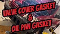 Honda CRV valve cover gasket & Oil Pan Gasket Replacement