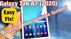 Galaxy Tab A7 (2020): Frozen or Unresponsive Screen? Can't Restart? FIXED!