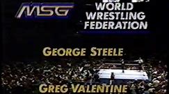 WWF MSG 5/27/88 #2 George Steele vs. Greg Valentine