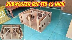 Proses pembuatan box subwoofer 12 inch rcf tts