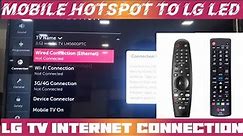 Lg smart Tv:how to connect setup to wifi network