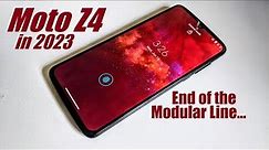 REVIEW Moto Z4 in 2023 - End of the Modular Smartphone Craze - Underrated Device?