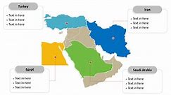 Free Middle East Map - Free PowerPoint Template
