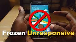 Fix Samsung Galaxy S6 that is frozen and became unresponsive