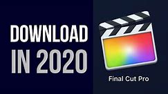 How to Download Final Cut Pro X on Mac in 2020 | FCPX
