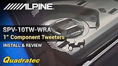 Alpine SPV-10TW-WRA 1" Component Tweeters for Jeep Wrangler & Gladiator