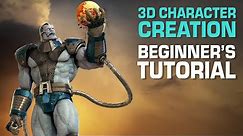 3D Character Creation Tutorial For Beginners