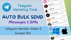 How to Send Bulk Message to Telegram users with Telegram Auto Message Sender 2022 | FREE METHOD