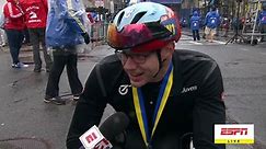 2019 Boston Marathon men's wheelchair champion Daniel Romanchuk finishes second in 2023