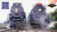 Nickel Plate Road 765 & Pere Marquette 1225: Big Steam in Huntington ‘91