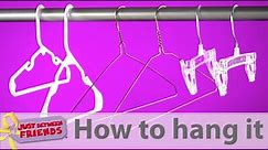 How to Hang Clothes