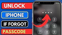 How To Unlock IPhone 6,6s,7,7Plus,8 And 8 Plus If Forgot Password|How To Unlock IPhone Passcode 2024