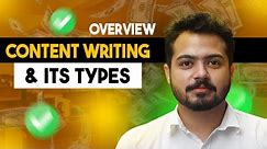 What is Content Writing for Beginners | Types of Content Writing