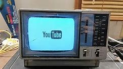 Browsing the Web & YouTube on a 1984 B&W Portable TV!