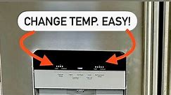 MAYTAG - HOW TO CHANGE TEMPERATURE SETTING FREEZER