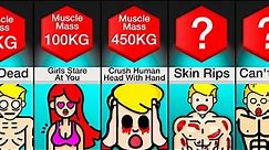Comparison: Your Body At Different Muscle Sizes