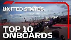 Airborne Alonso, and the Top 10 Onboards | 2022 United States Grand Prix | Emirates