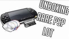 Unboxing Rare PSP 1000 Console Lot! Cheap Auction $45 Bucks!