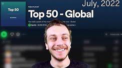 Top 50 Songs Global RANKED (July 2022) Worst to Best