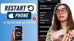 How to restart your iPhone 13/ how to restart if your buttons aren’t working