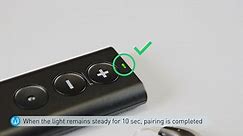 How to pair the RC-A remote control