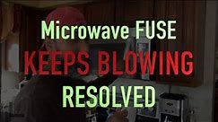Microwave Fuse Keeps Blowing Solution - Door Switch Replacement - Step by Step