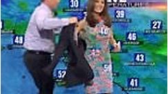 Oops! Anchor saves meteorologist from green screen mishap