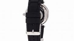 Freelook Women's HA1534-1 Black/Silver Silicone Watch