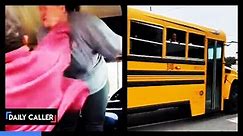 School Bus Takes Off With Screaming Kids After Driver Slapped In The Face