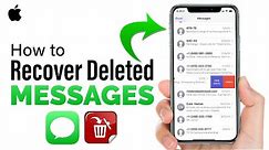 How To Recover Deleted Messages From iPhone! (2020)