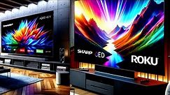 Sharp Aquos OLED Roku TV Launchers with LG Display's WOLED panel with HDR10, Dolby Vision IQ & Atmos