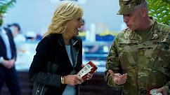 First Lady brings Heinz Ketchup to resupply American troops in Romania