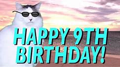 HAPPY 9th BIRTHDAY! - EPIC CAT Happy Birthday Song