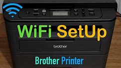 Brother Printer WiFi SetUp using the Control Panel.